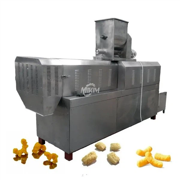 puffed food extruder machine